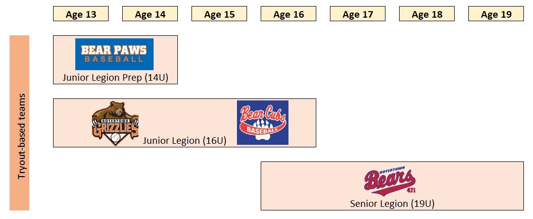 Sr Division structure, Legion program